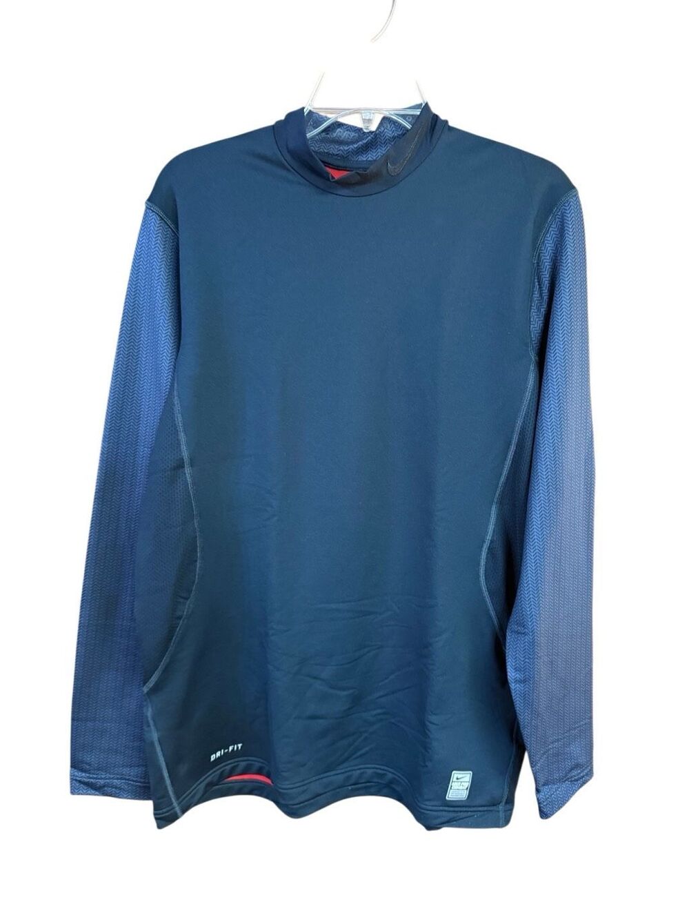 Nike Pro Combat line, Dri-FIT textured patterned sleeves Sz L NWOT
